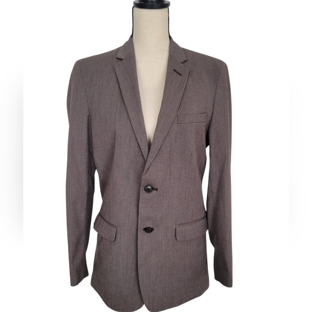 CALVIN KLEIN Boys' Brown Blazer Jacket - Size 18R